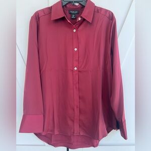 Rachel Zoe Deep Burgundy Blouse